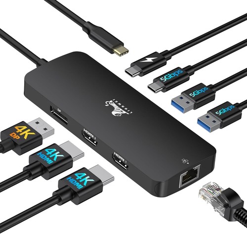 Usb docking station dual - station,