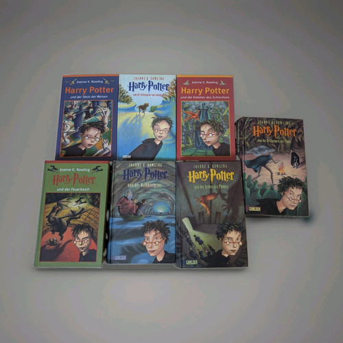 Harry potter buchset - potter, 1-7