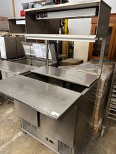 1  Kühltisch Saladette Vorbereitungstisch mit Wärmebrücke AMITEK