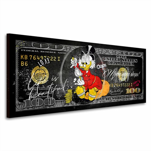 Acrylglas wand bild - bild, dollar
