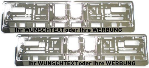 Stück kennzeichenhalter - 2,