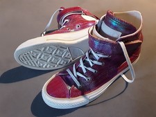 Converse Winter Chucks gefüttert 37 37,5 TOP hoch Mädchen Stiefel pink Glitzer