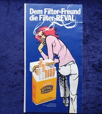 Reval Filter Zigaretten, originale Werbung aus 1974