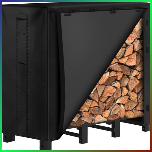 Kaminholzregal mit abdeckung - kaminholzregal,
