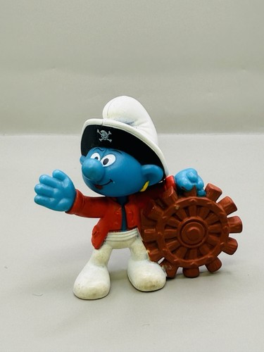 Schlumpf pirat figur steuerrad - pirat,