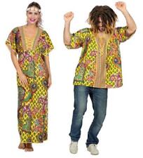 70er 80er Jahre Kostüm Flowerpower Hippie Hose Weste Disco Party Kleid Anzug Hut