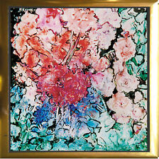 Expressives Blumen-Stilleben 1994 Öl und Mischtechnik Michaela Krinner 1915-2006