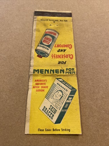 Vintage matchbook mennen for - mennen,