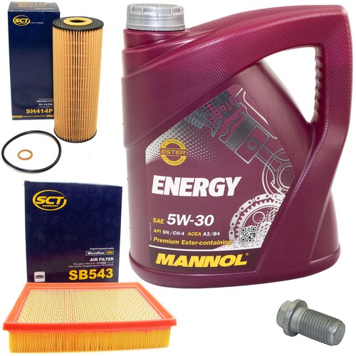 Motoröl filter set 5w30 - motoröl,