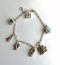 Armband ANTIK Bettelarmband mit 8 Anhänger Silber 900 (2024)