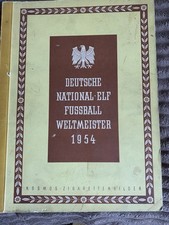 Deutsche National Elf Fussball Weltmeister 1954 komplettes Album Kosmos Komplett