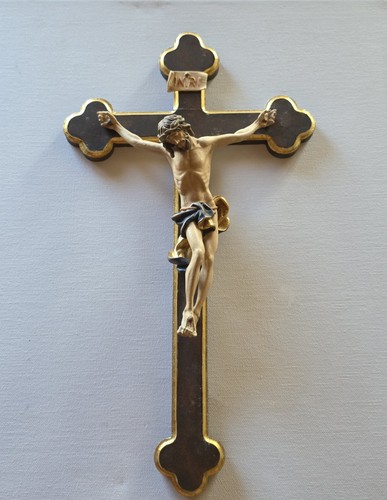 Holzkruzifix mit jesus - holzkruzifix, cm