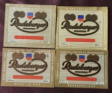 $## alte DDR Bieretiketten Radeberg ##+$