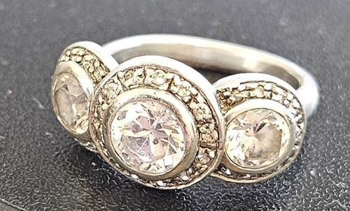 Sterling silber ring - silber,