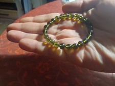 Moldavit Armband ca. 17cm ca. 4mm Steine NEU NEW Moldavite from Czech Republic