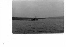 Schlepper - Kutter - Foto - Postkarte - um 1930 - Küste Schornstein Niederlande?