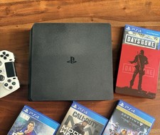 Sony PlayStation 4 Slim PS4 Konsole mit Controller in einem Sehr Gutem Zustand