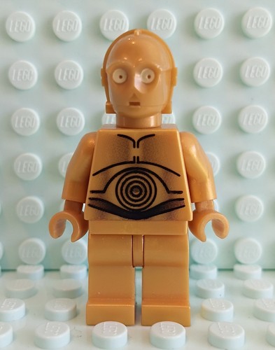 Lego 3po minifigur sw0161a - lego, c-3po