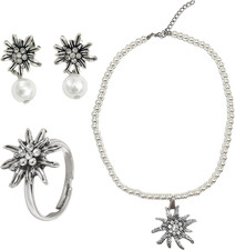 Stück trachtenschmuck set - 4,