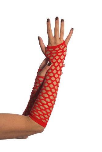 Netzhandschuhe lang spitze - netzhandschuhe,