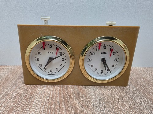 Analog schachuhr vintage - schachuhr, /