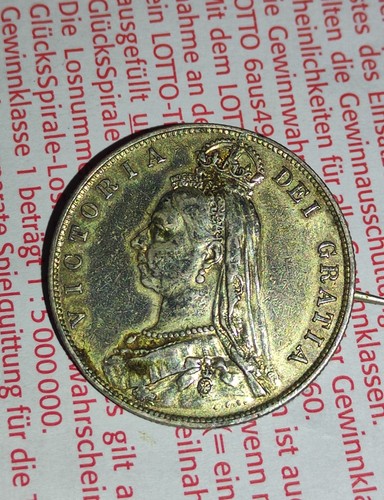 Antike silber brosche 1892 - antike,