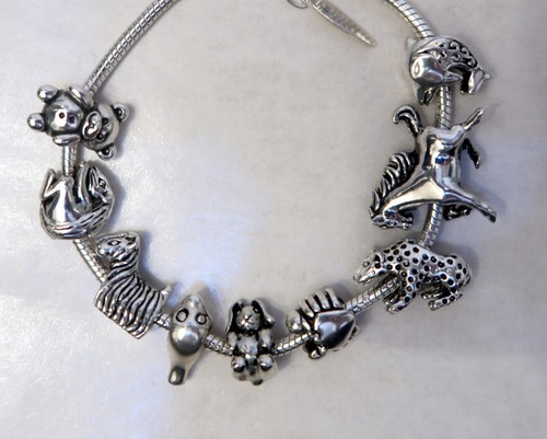 925 echt silber charm - silber,