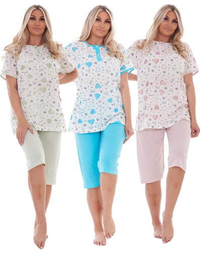 übergröße capri pyjama set - capri,