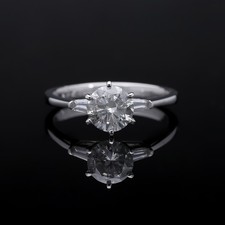 Verlobungsring Diamanten 750