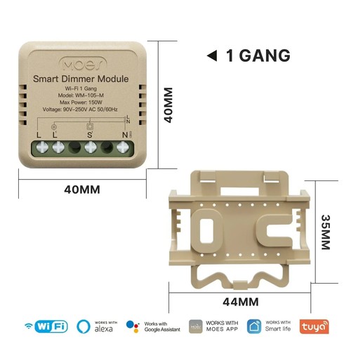 Moes tuya dimmer licht - tuya,