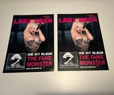 2 Seltene Lady Gaga Postkarten