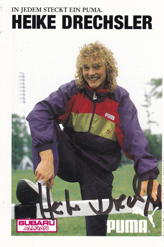 Autogramm heike drechsler - autogramm,