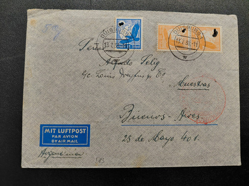 1938 graf zeppelin brief - 1938,