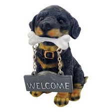 Rottweiler Welcome Statue 6 in