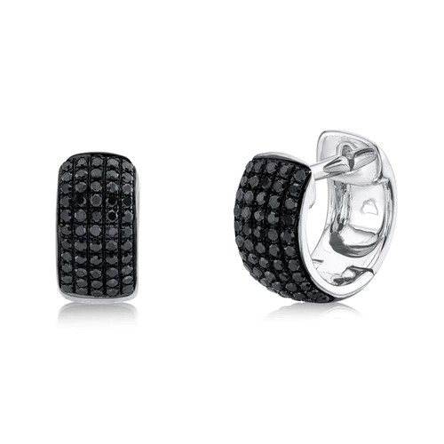 14k weißgold schwarze diamant - weißgold,