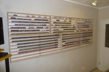 Vitrine Modellbahn Spur TT 12mm  Zug Tender Lok Regal VitrinenSchmidt  FL25+