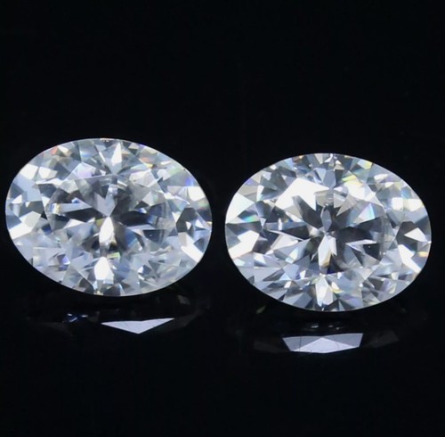 Paar lose cvd diamant ovaler - cvd,