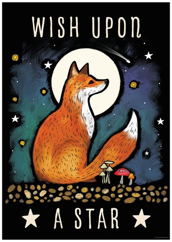 Laminiertes wish upon star - wish,