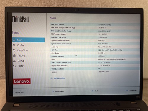 Lenovo t14s gen - t14s, intel
