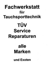 Wartung /Atemregler/Revision/ Inspektionen alle Typen