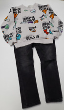 Kombi*H&M*Jeanshose+Sweatpulli