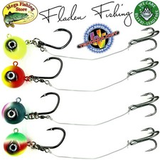 FLADEN UV Heilbutt Naturköder Rig System 300g - Norwegen Halibut Schlepp Montage