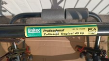 Unitec 45333 Heckfahrradträger Professional bis 45kg, für 3 Fahrräder,Stoßstange