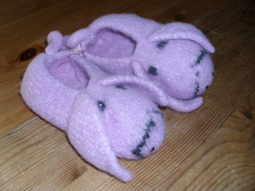 Hausschuhe kinder strickfilz - hausschuhe,
