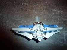 Playmobil  Award Pilot Anstecker silber blau aus Set 4215  Wurfgleiter (430)