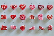 LOVE / Herzen: Coole Schuhanstecker, Charms, Jibbitz für Crocs und Schnürschuhe