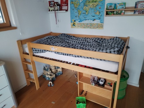 Hochbett 90x200 - , cm