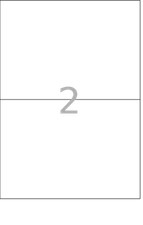 100x DIN A4 Etiketten