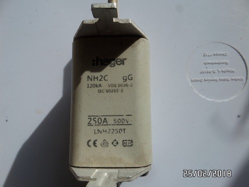 Hager sicherung nh2c - sicherung,