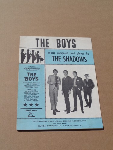 Shadows the boys - -, noten